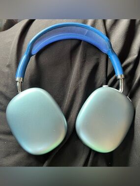 Blue Apple AirPods Max Headphones